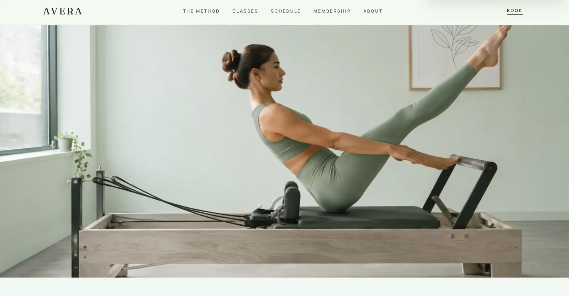 Avera wellness studio homepage